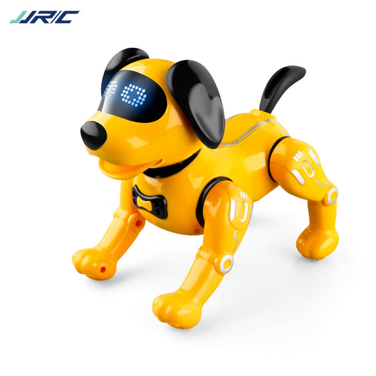 JJRC R19 Smart Robot Dog for Kids, Remote Control Robotic Pet with Voice, Touch & Programming, Music & LED , STEM Toy