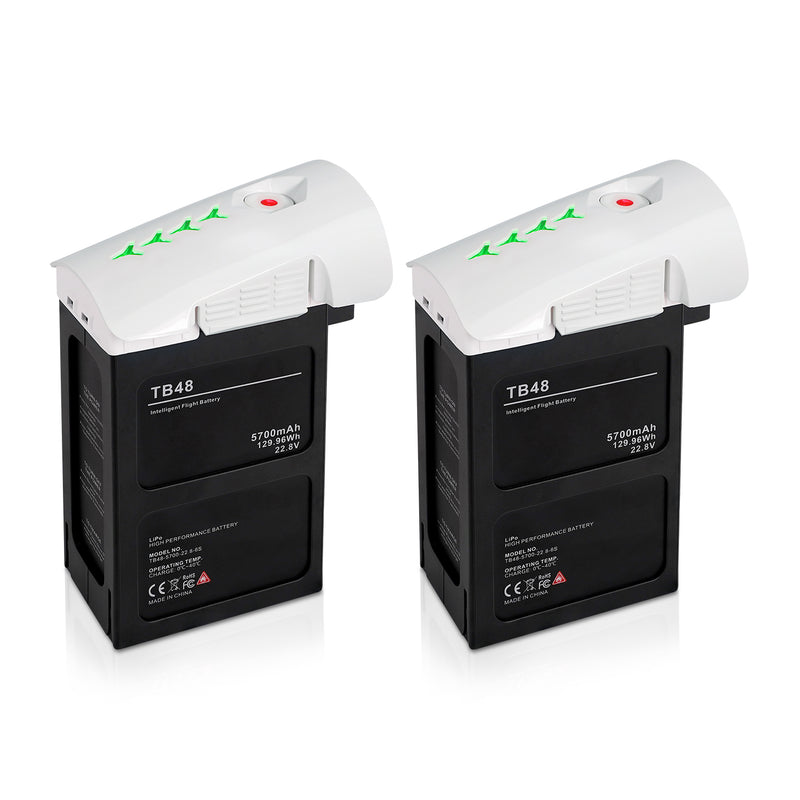 Load image into Gallery viewer, Inspire TB48 Intelligent Flight Battery 22.8V 5700mAh High Capacity Replacement Battery Compatible with DJI Inspire 1 / 1 V2.0 /1 Pro /1 Raw, Up to 22Mins Max Flight Time
