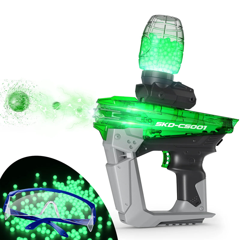 Load image into Gallery viewer, SKD CS001S Luminous Gel Ball Blaster with 5000PCS Water Gel Beads and 1000PCS Water Luminous Beads
