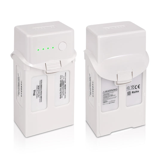Phantom 4 Intelligent Flight Battery 15.2V 9000mAh High Capacity Replacement Battery Compatible with DJI Phantom 4/4 Pro/4 Pro V2.0/4 Pro Plus/4 Advanced/4 RTK Drone, Up to 45Mins Flight Time