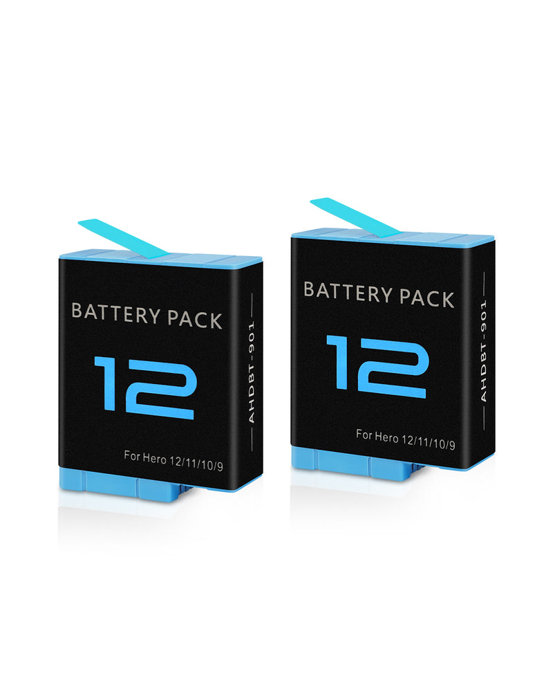 Load image into Gallery viewer, GoPro Hero 12 Battery 1800mAh 3.85V Replacement Camera Battery , Compatible with Hero 12/ Hero 11/ Hero 10/ Hero 9 Camera Accessories
