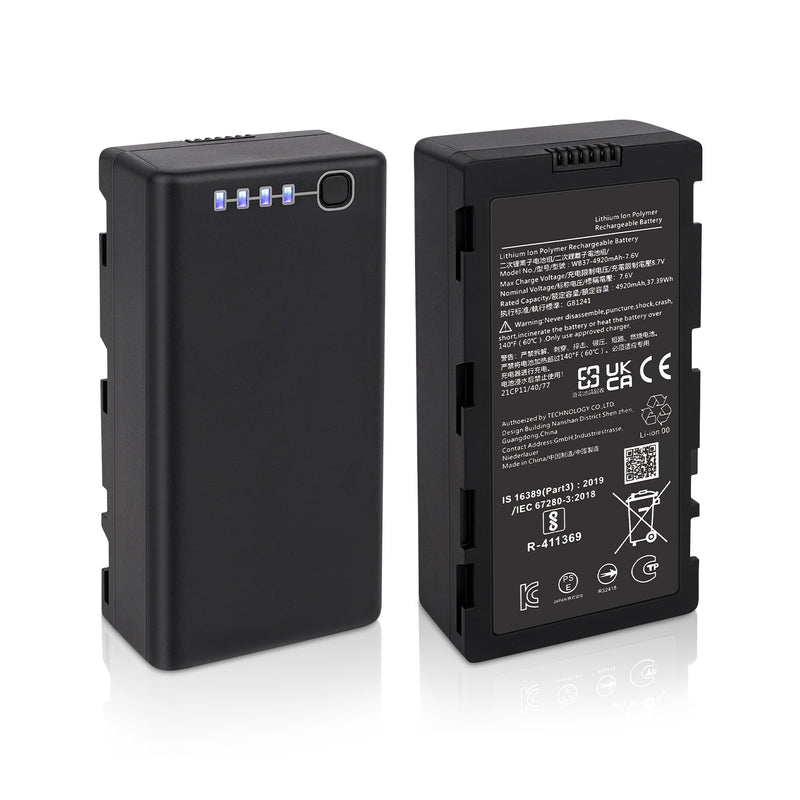 Load image into Gallery viewer, WB37 Intelligent FPV RC Battery 7.6V 4920mAh Replacement Battery Compatible with DJI RC Plus/ Cendence/ CrystalSky Monitor/ DJI Transmission &amp; D-RTK 2 Remote Controller Battery, Up to 4-5hours
