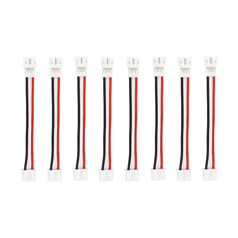 Load image into Gallery viewer, JST PH2.0 3-Pin Male to JST-XH Female 2S LiPo Battery Conversion Cable, 22AWG Silicone Wire, 8cm
