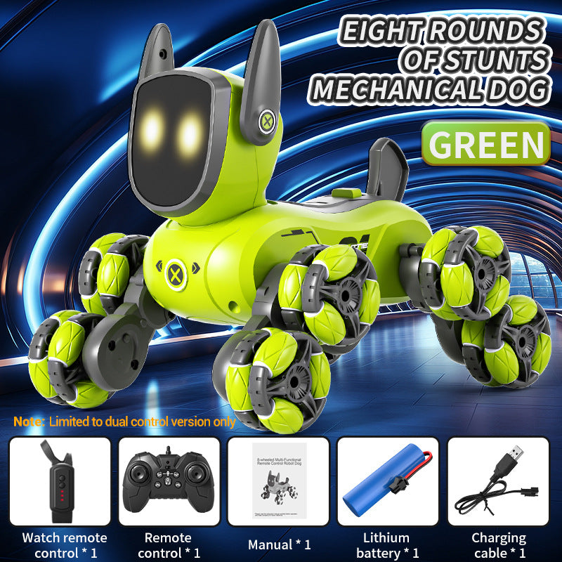 Load image into Gallery viewer, JJRC Q200 Smart RC Robot Dog, Gesture &amp; Remote Control, 360° Stunt, Voice Control, Lights &amp; Music, STEM Toy for Kids
