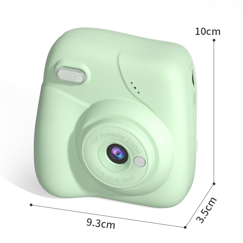 Load image into Gallery viewer, Instant Print Camera for Kids, 1080P HD Digital Video Camera with 10X Digital Zoom, 2.4-inch Screen, Portable MP3 Player, Zero Ink Thermal Paper, Creative DIY Birthday Gift for Boys and Girls
