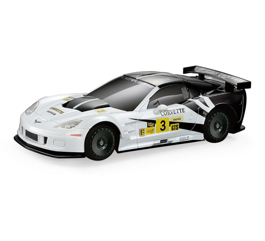 Corvette C6.1:18 Scale RC Car - PWM Speed Regulator Brushed Motor，2.4GHz Remote, LED Lights (Red/Yellow/White)