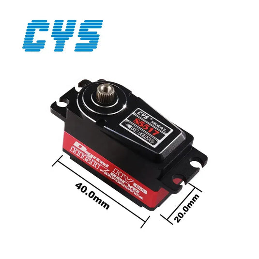 BLS5517 Brushless Low-Profile Servo, 8kg·cm High Torque Metal Gear for High-Performance RC Applications, 1 Pack（Direct Factory Sale）