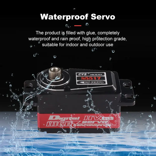 BLS5517 Brushless Low-Profile Servo, 8kg·cm High Torque Metal Gear for High-Performance RC Applications, 1 Pack（Direct Factory Sale）