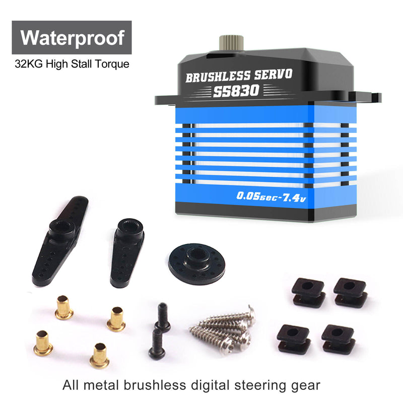 Load image into Gallery viewer, H-BLS5830 Brushless Servo with Full Aluminum Case, 85g Lightweight &amp; High Performance,1 Pack（Direct Factory Sale）
