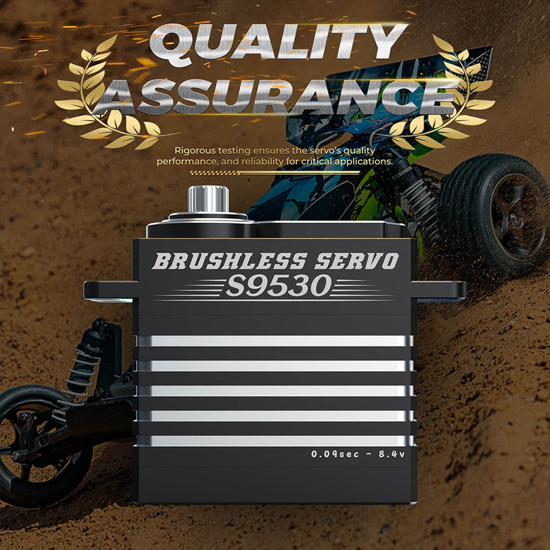 Load image into Gallery viewer, BLS9530 Brushless Digital Servo with Full Aluminum Case, 30kg·cm Torque, IP67 Waterproof for 1/10 RC Cars,1 Pack（Direct Factory Sale）
