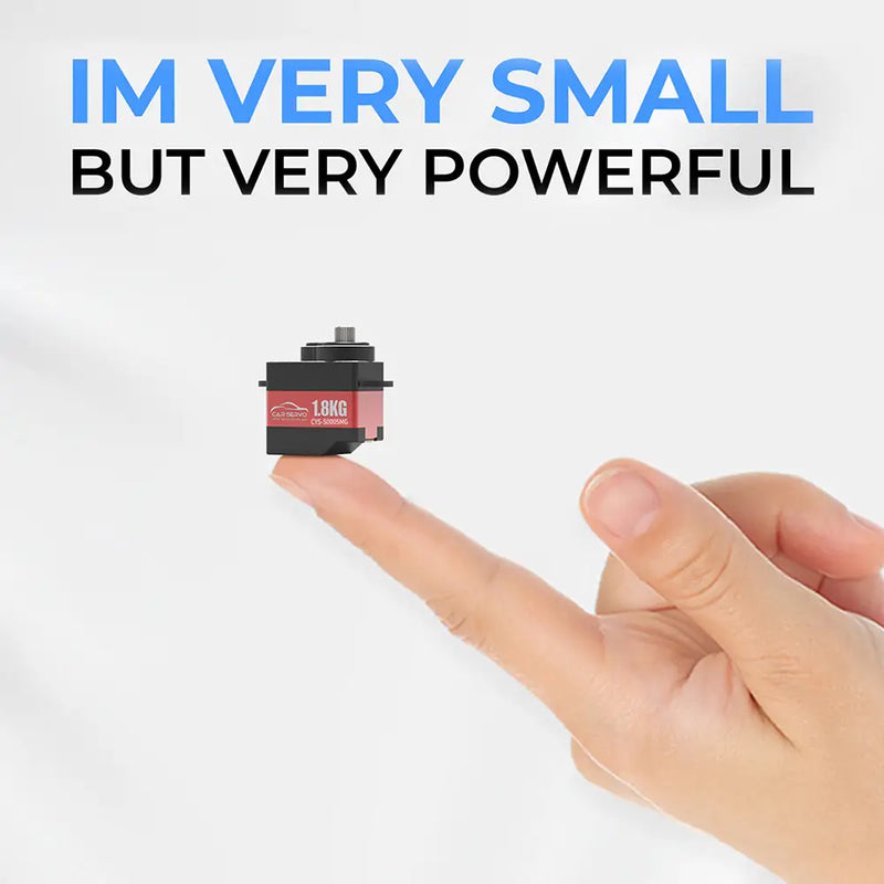 Load image into Gallery viewer, S0005MG 1.8kg.cm Stall Torque Full Metal Digital Coreless mini Servo Gear Motor For Mini RC Car  &amp; Accs,1 Pack （Direct Factory Sale）
