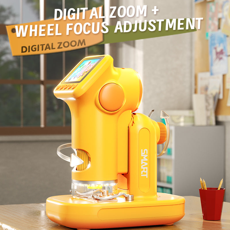 Load image into Gallery viewer, JJRC Children’s HD Digital Microscope - Dual Mode Handheld &amp; Desktop Science Experiment Kit, 1080P Photo/Video, Adjustable Focus &amp; Zoom, Educational STEM Toy for Boys &amp; Girls
