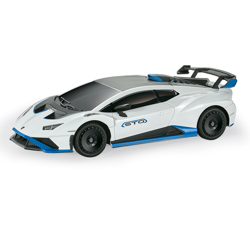 Load image into Gallery viewer, 1:18 Lamborghini Huracán STO Remote Control Car–Fast 2.4GHz Remote, Cool Lights, Official Licensed Model (Multiple Color)
