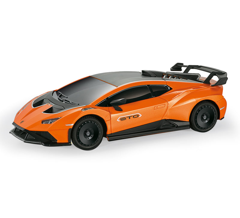 Load image into Gallery viewer, 1:18 Lamborghini Huracán STO Remote Control Car–Fast 2.4GHz Remote, Cool Lights, Official Licensed Model (Multiple Color)
