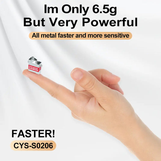 S0206  Micro Full Aluminium Case Servo Coreless Motor Digital RC, 1 Pack （Direct Factory Sale）