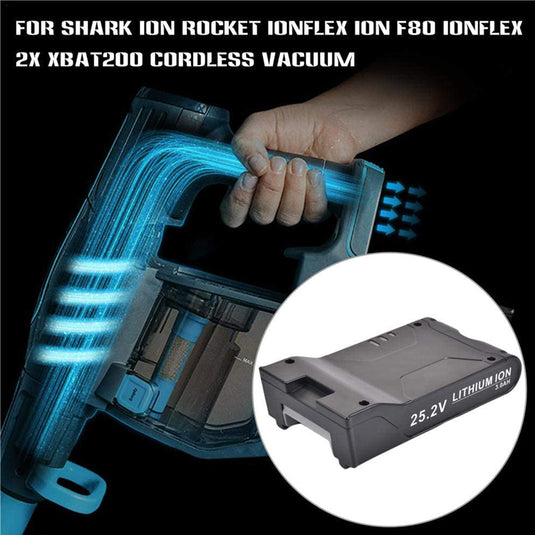 25.2V Shark Li-Ion Battery Pack Replacement For Shark Vacuum Cleaner ION XBAT200 Power Tool Battery ,1Pack