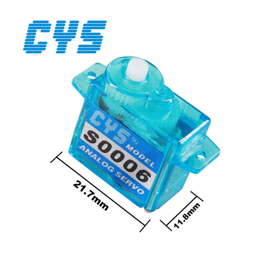 S0006 Mini & Micro Hight Performance Servo with High Precision Gear for Accurate and Smooth Control, 1 Pack（Direct Factory Sale）