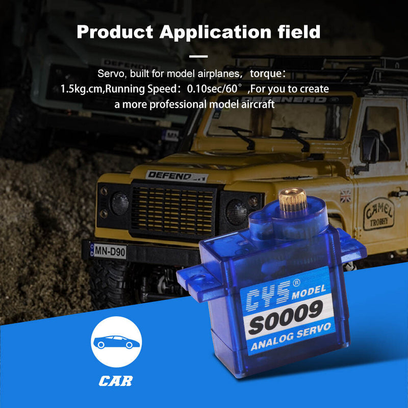 Load image into Gallery viewer, S0009MG Digital Mini &amp; Micro High-Quality Servo Delivers Long-Lasting Performance For RC Car &amp; Boat &amp; Helicopter etc, 1 Pack（Direct Factory Sale）
