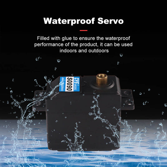 S0090 Standard Size Servo, Dustproof & Moisture-Resistant,Hight Performance Precision Control ,1 Pack（Direct Factory Sale）