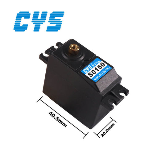S0150 Standard Size Servo, Lightweight & High Torque for Robotics, RC Vehicles & Model Airplanes,1 Pack（Direct Factory Sale）