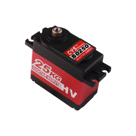 S0250 20KG/25KG High Precision & Waterproof Servo, 25kg Torque for Powerful Control in 1/10 RC Cars, 1 Pack（Direct Factory Sale）