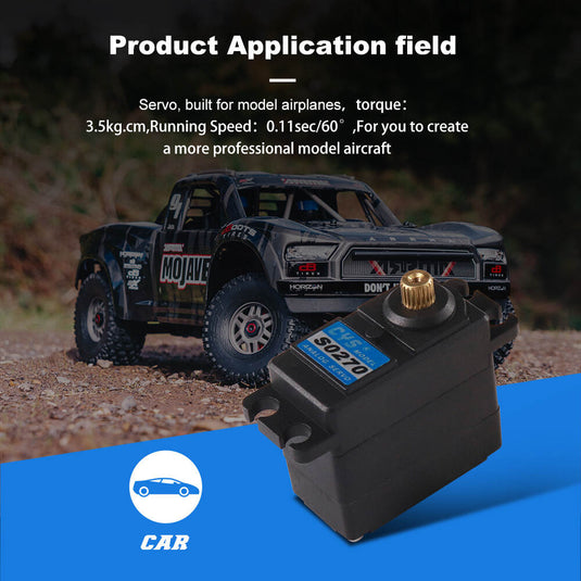 S0270 Digital Mini & Micro High-Performance Digital Servo For RC Car & Boat & Helicopter etc, 1 Pack（Direct Factory Sale）