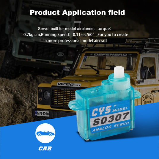 S0307 Mini & Micro Servo, 3.7g with High Precision Gear for Accurate and Hight Performance，1 Pack（Direct Factory Sale）