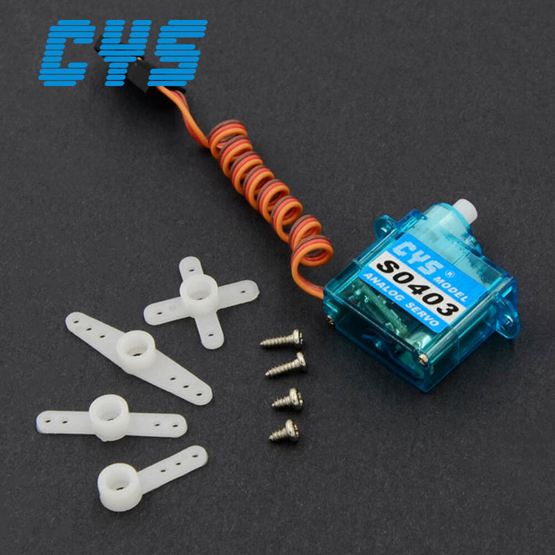 Load image into Gallery viewer, S0403 High-Speed Mini &amp; Micro Servo with Plastic Case, 4.3g, for RC Micro Planes，1 Pack（Direct Factory Sale）
