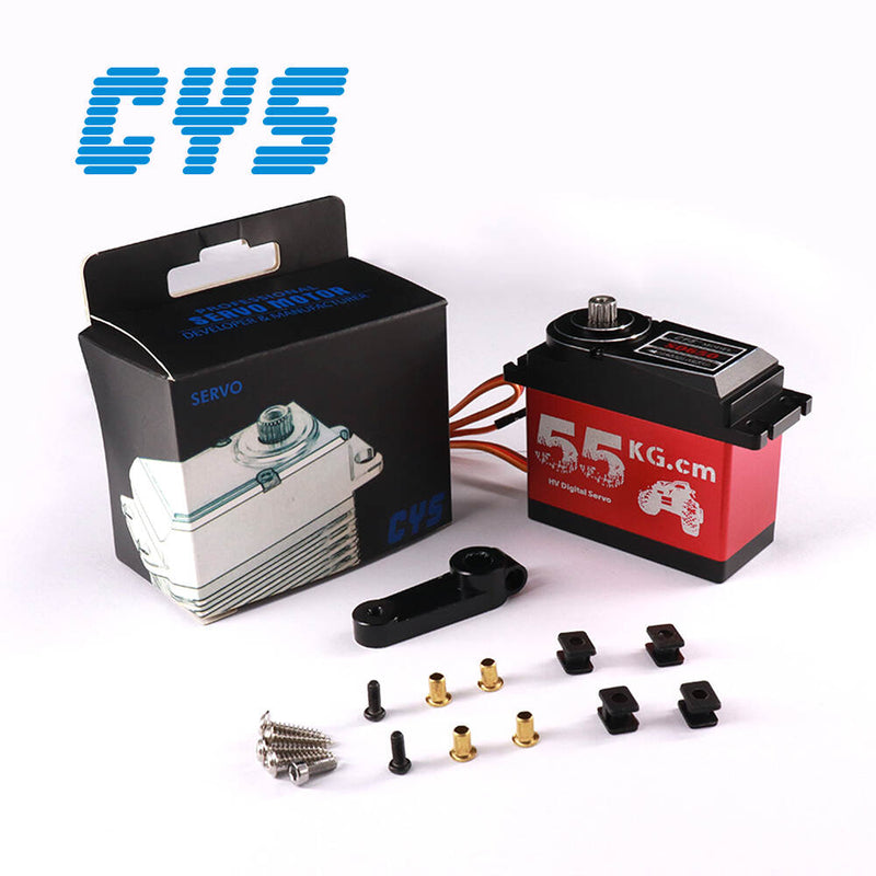 Load image into Gallery viewer, S0650 1:5 RC Car Servo,  Hight Performance, 55KG High Torque, Waterproof with Alloy Case &amp; Iron Core Motor 1 Pack（Direct Factory Sale）
