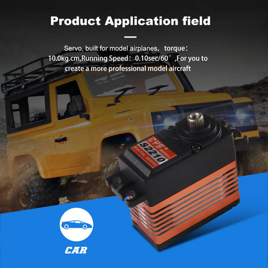 S2210 22 Series Compact Digital Servo, 64g Lightweight for Precision Applications,1 Pack（Direct Factory Sale）