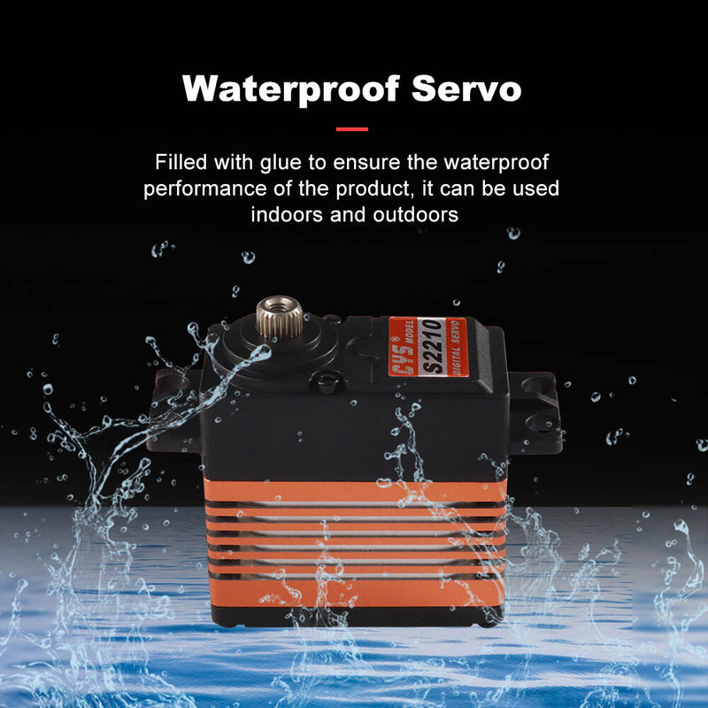 Load image into Gallery viewer, S2210 22 Series Compact Digital Servo, 64g Lightweight for Precision Applications,1 Pack（Direct Factory Sale）
