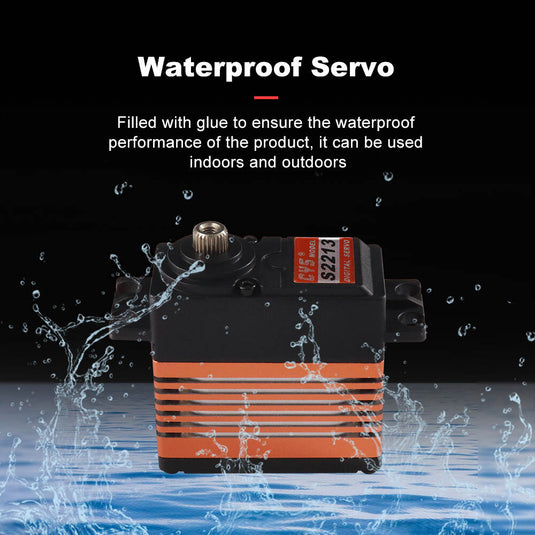 S2213 22 Series Digital Servo with Titanized Gear, 13kg·cm High Torque,1 Pack（Direct Factory Sale）