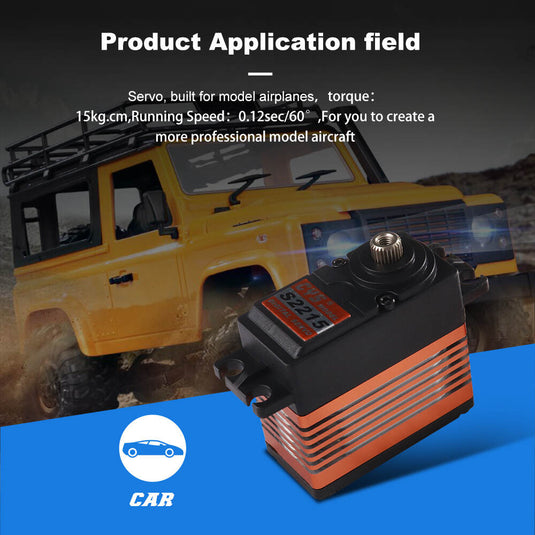 S2215 22 Series Digital Servo with 1500µs Neutral Point for Precise & Smooth Control,1 Pack（Direct Factory Sale）