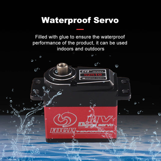 S2810 51 Series Brushless Servo, 10kg·cm Torque & 0.10sec/60° Speed for High Performance,1 Pack（Direct Factory Sale）