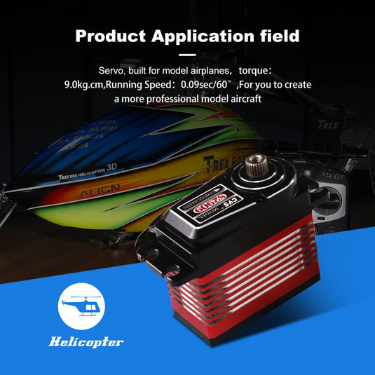S2909 29 Series Coreless Servo with Full Aluminum Case, Ultra-Responsive Control,1 Pack（Direct Factory Sale）