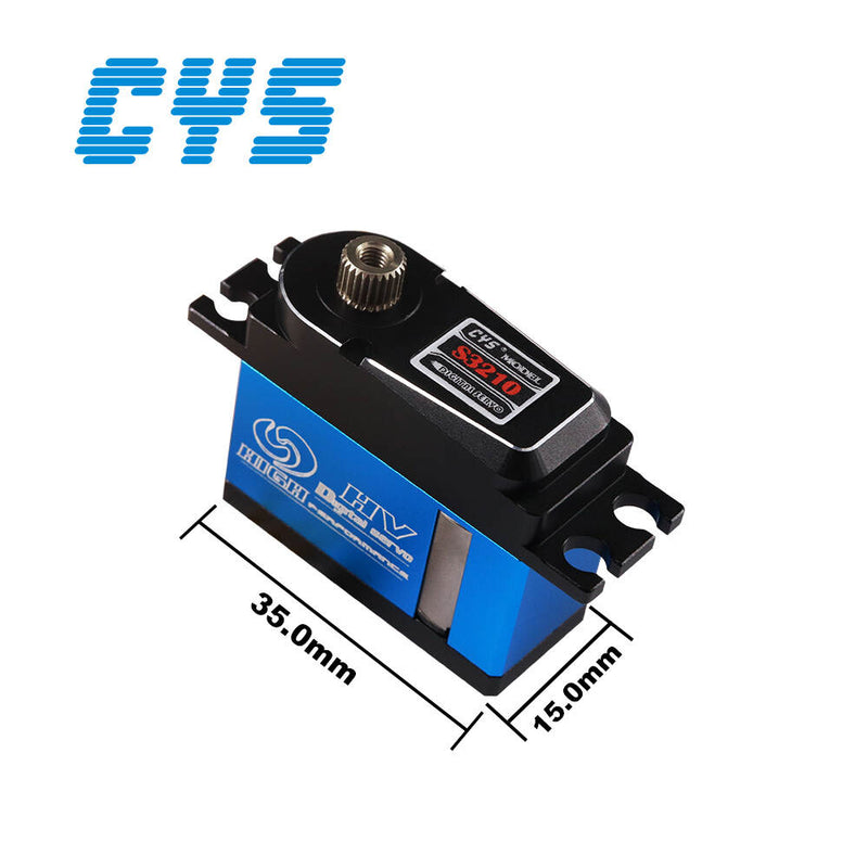 Load image into Gallery viewer, 3210 500-550 Helicopter Servo,  High Performance with Coreless Motor for Precision Control,  -2000µs Pulse Range ,1 Pack（Direct Factory Sale）
