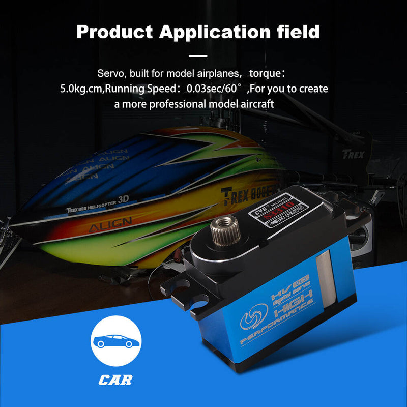 Load image into Gallery viewer, BLS3310 500-550 Helicopter Servo, 45g Lightweight &amp; Compact, High Performance with Alloy &amp; Metal Case, Coreless Motor for Precision Control ,1 Pack（Direct Factory Sale）
