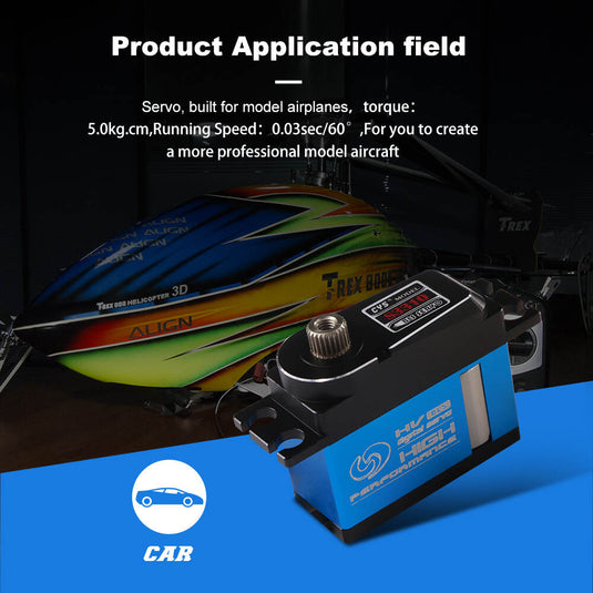 BLS3310 500-550 Helicopter Servo, 45g Lightweight & Compact, High Performance with Alloy & Metal Case, Coreless Motor for Precision Control ,1 Pack（Direct Factory Sale）