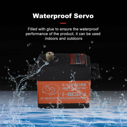 BLS5107 51 Series Brushless Servo, High Performance 6-7.4V for Precise & Responsive Helicopter Control,1 Pack（Direct Factory Sale）