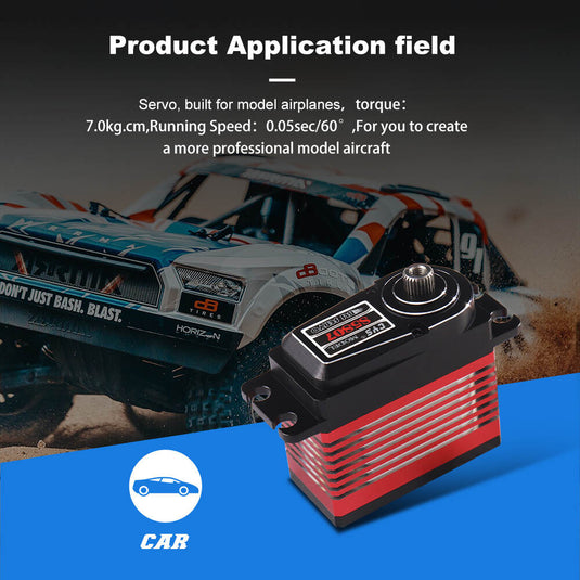 BLS5807 58 Series Brushless Servo with Full Aluminum Case & Titanized Gears, 7kg·cm Torque,1 Pack（Direct Factory Sale）