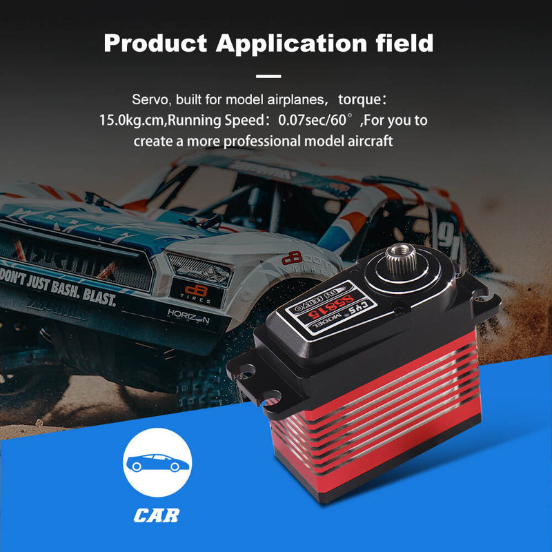 Load image into Gallery viewer, BLS5815 58 Series Brushless Servo with Full Aluminum Case, 15kg·cm Torque for High-Strength Applications,1 Pack（Direct Factory Sale）
