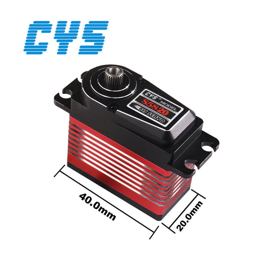 BLS5820 58 Series Brushless Servo with Full Aluminum Case & Titanized Gears, 5kg·cm Torque,1 Pack（Direct Factory Sale）