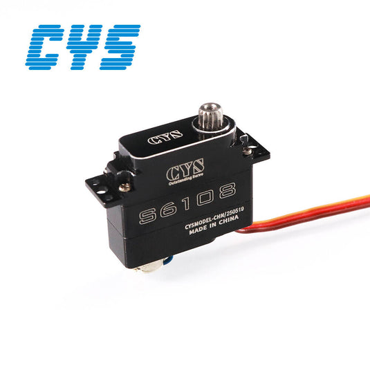 S6108 High-Performance Digital Servo with Metal Gear & Plastic Case for Compact Applications, 1 Pack（Direct Factory Sale）