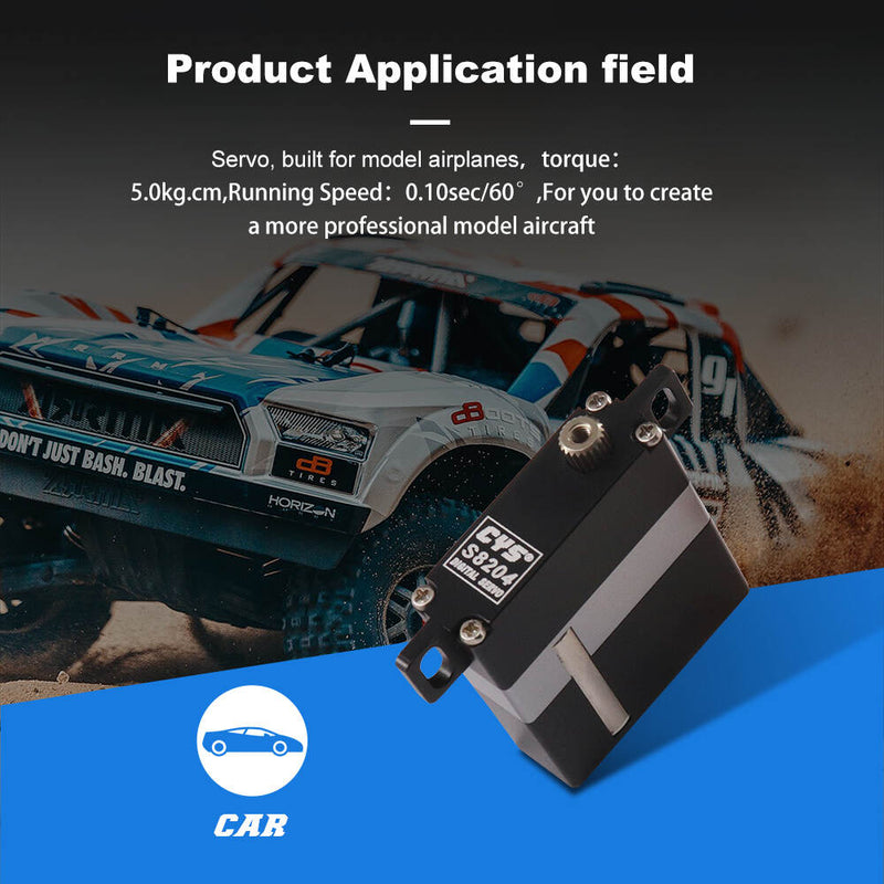 Load image into Gallery viewer, S8204 Full Metal Wing Servo,  High Performance 27g Lightweight &amp; Compact, Precision and Durability ,1 Pack（Direct Factory Sale）
