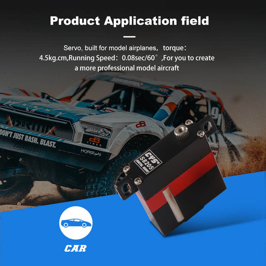 S8205 Full Metal Wing Servo, Durable Metal Housing, High Performance , Coreless Motor for Precision Control ,1 Pack（Direct Factory Sale）
