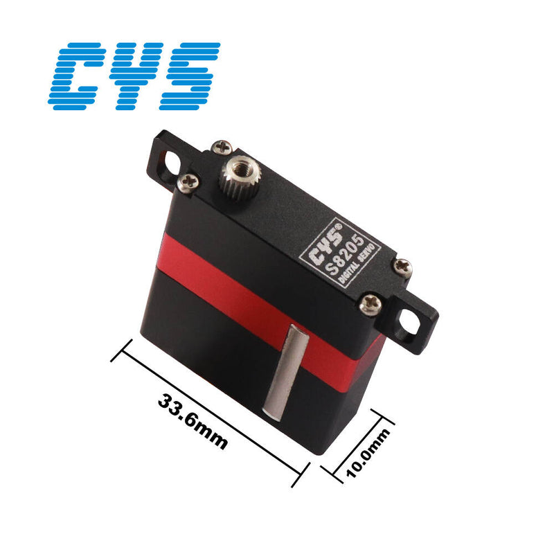 Load image into Gallery viewer, S8205 Full Metal Wing Servo, Durable Metal Housing, High Performance , Coreless Motor for Precision Control ,1 Pack（Direct Factory Sale）
