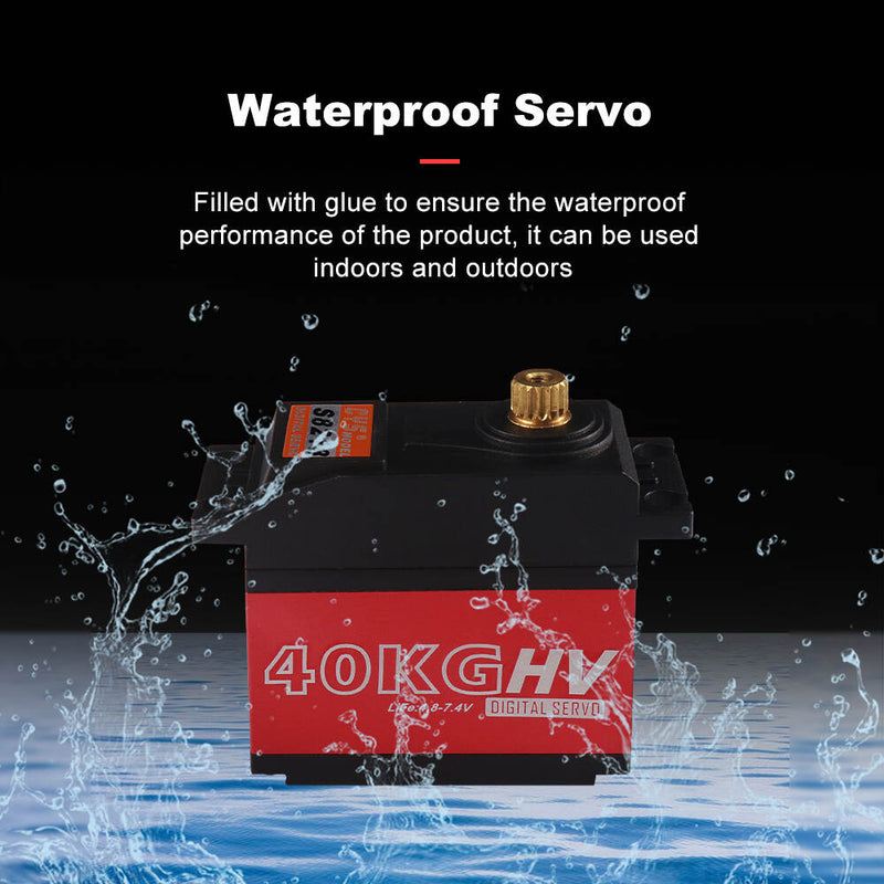 Load image into Gallery viewer, S8218 1:5 RC Car Servo, Full-Metal Brushless &amp; Waterproof for Precise Control &amp; Hight Performance, 1 Pack（Direct Factory Sale）
