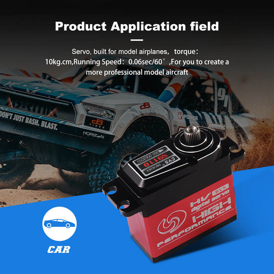 BLS9110 91 Series Brushless Servo with Full Aluminum Case and Hight Performance for Speed & Precision,1 Pack（Direct Factory Sale）