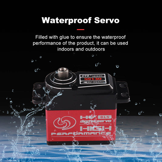 BLS9130 91 Series Brushless Servo with Full Aluminum Case and Hight Performance for Precision, Speed & Torque,1 Pack（Direct Factory Sale）