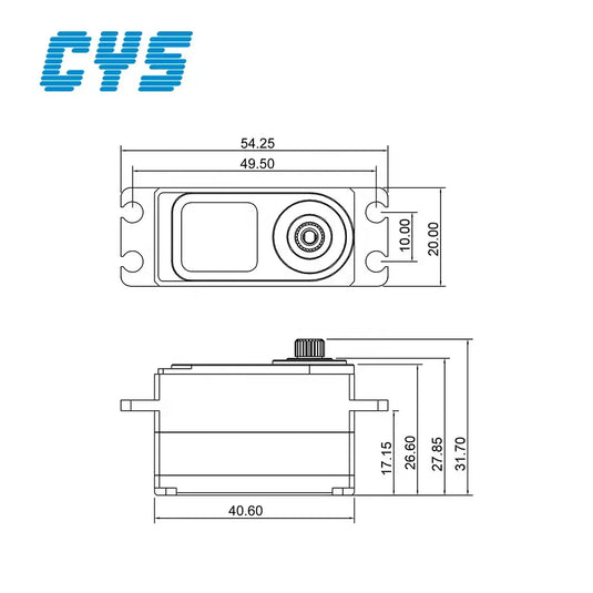 BLS5511 Brushless Low-Profile Servo, 5kg·cm Torque for Speed & Power in Compact Design, 1 Pack（Direct Factory Sale）